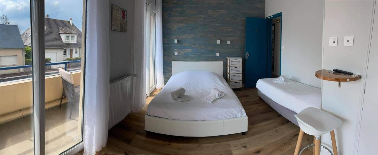Hotel De La Plage Quineville Luaran gambar