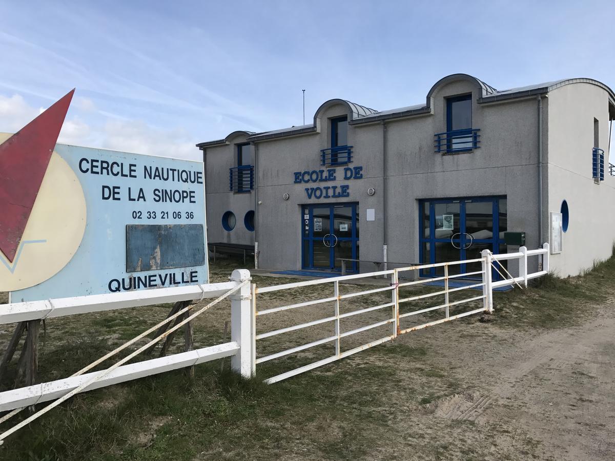 Hotel De La Plage Quineville Luaran gambar